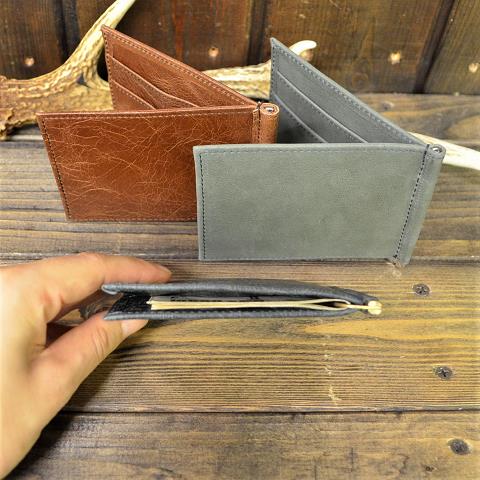 神戸元町にあるレザーバッグをオーダーできるハンドメイドのお店「創作鞄槌井」が製作したマネークリップ