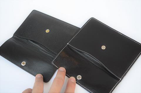 神戸元町にあるレザーバッグをオーダーできるハンドメイドのお店「創作鞄槌井」が創った小銭入れ(オーダーメイド)