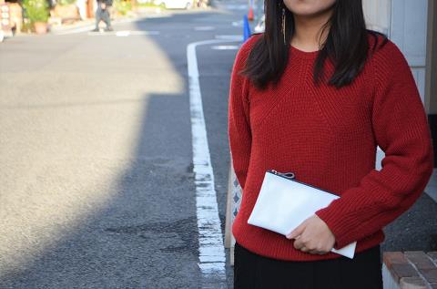 神戸元町にあるレザーバッグをオーダーできるハンドメイドのお店「創作鞄槌井」が創ったレザーポーチ