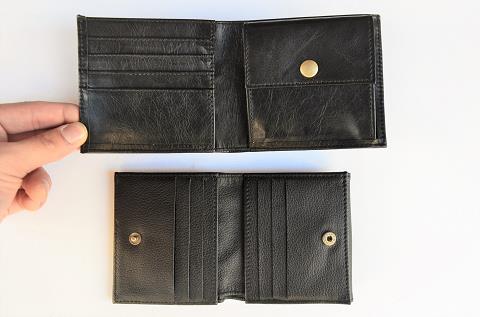 コンパクト二つ折り財布を製作中